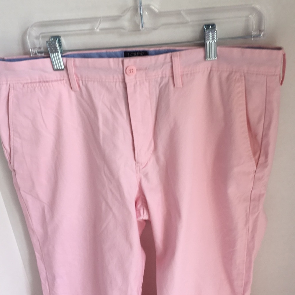 J Crew Summerweight Chinos in Light Pink